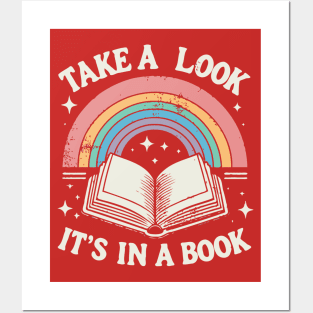 Take A Look It’s in a Book - Reading Rainbow Posters and Art